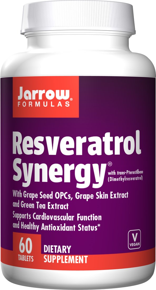 Jarrow Formulas Resveratrol Synergy 60 Tablets