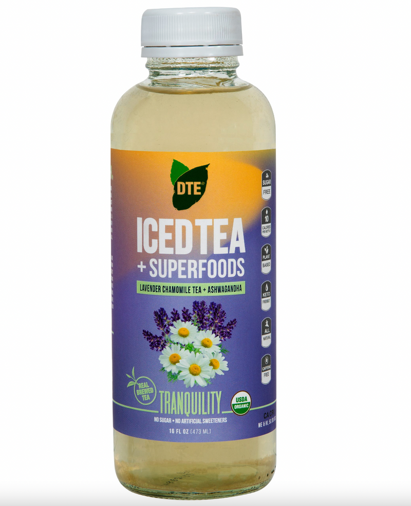 Down To Earth Tranquility Superfoods Iced Tea 16 fl.oz.