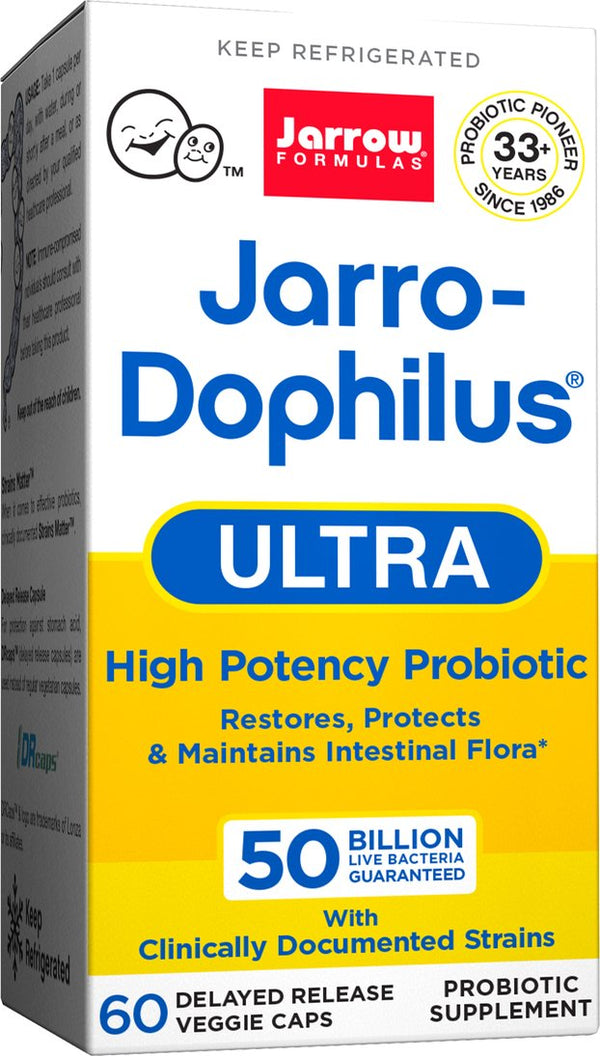 Jarrow Fórmulas Jarro-Dophilus Ultra Vegetable Cápsulas