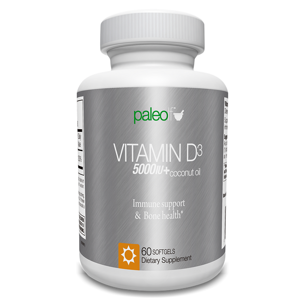Paleolife Vitamin D3 5000 IU Softgels