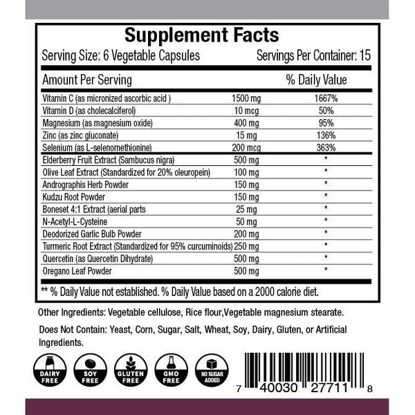 Fuente del planeta ZEC + Cápsulas de inmunidad
