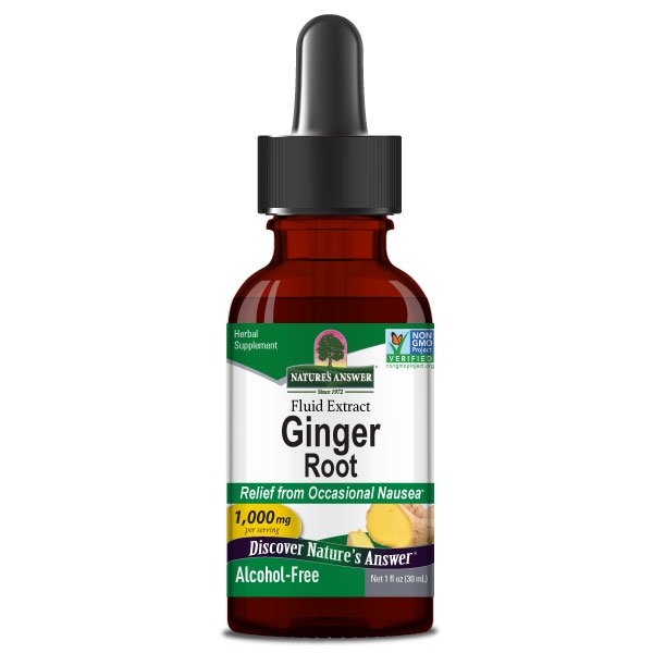 NATURES ANSWER GINGER ROOT EXTRACT 1 Oz
