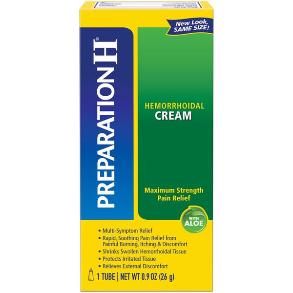 Preparation H Symptom Treatment Cream Maximum Strength 0.9 oz
