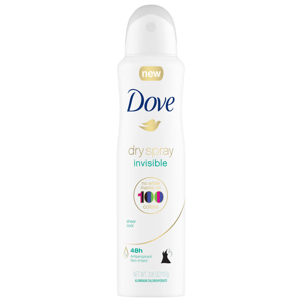 Dove Antiperspirant Deodorant Sheer Cool Invisible Dry Spray 150 ml