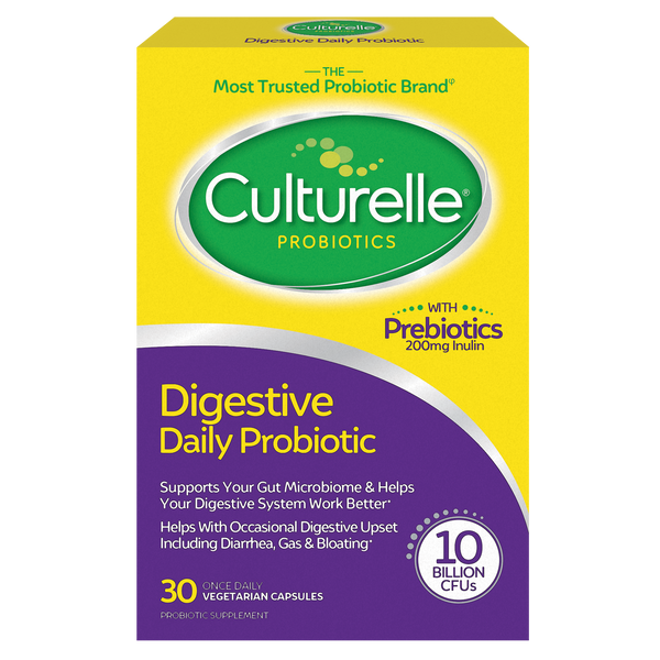 Culturelle Digestive Health Daily Probiótico 30 Cápsulas