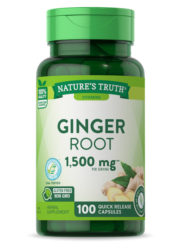 Nature's Truth Ginger Root 550 mg 100 Capsules