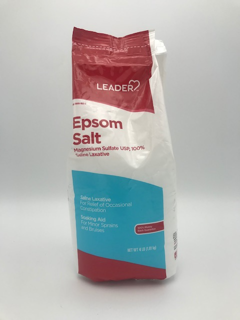 Leader Epsom Salt Magnesium Sulfate 4 lb