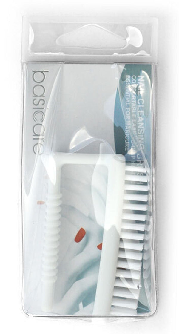 Basicare Nail Cleansing Brush White 8cm 1170