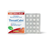 Boiron ThroatCalm, Homeopathic Medicine for Sore Throat Relief, Hoarseness, Red, Dry and Sore Throat, 60 Tablets