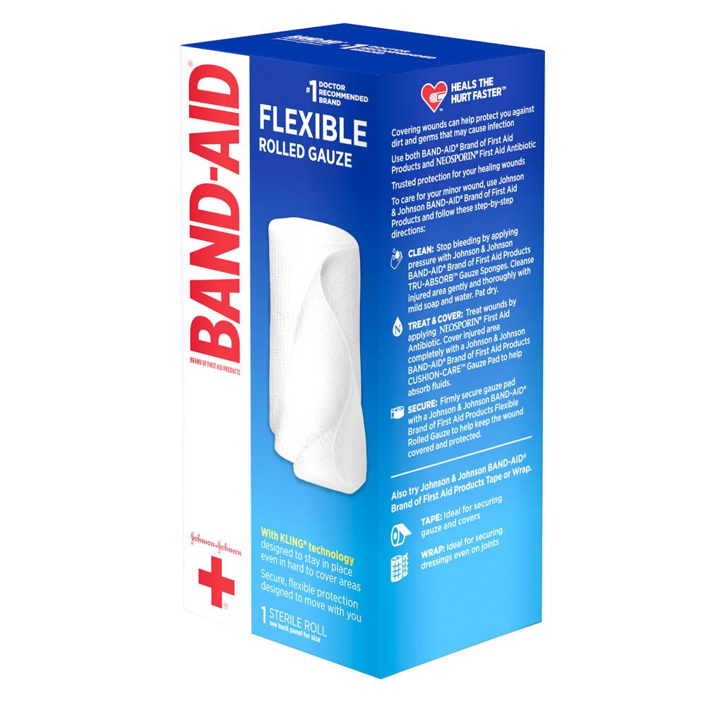 kling dressing Band Aid Flexible Rolled Gauze Dressing – Locatel Health & Wellness Online  Store