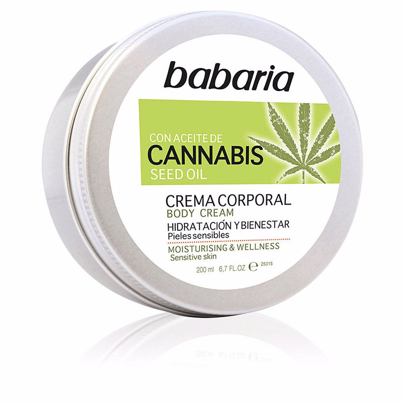 Aceite de semilla de cannabis de la crema corporal de Babaria 6.7. Onz