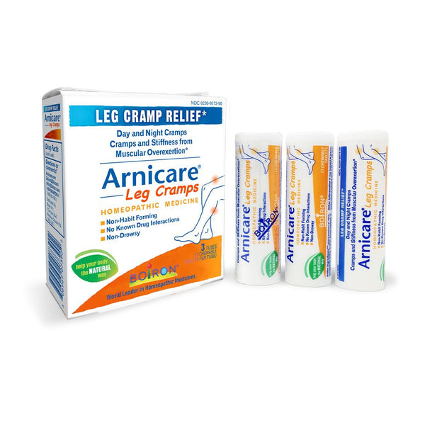 Boiron Arnicare Leg Cramps, Homeopathic Medicine for Leg Cramp Relief, Day & Night Cramps, Cramps & Stiffness from Muscular Overexertion, 33 Tablets