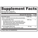 Jarrow Formulas Bile Acid Factors