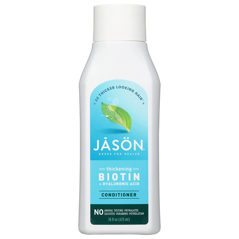 Jason Conditioner, Thicken & Restore Biotin and Hyaluronic Acid, 16 Oz