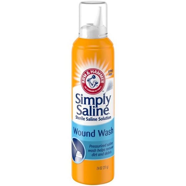 Arm & Hammer Simply Saline Solution Wound Wash 7.4 Oz