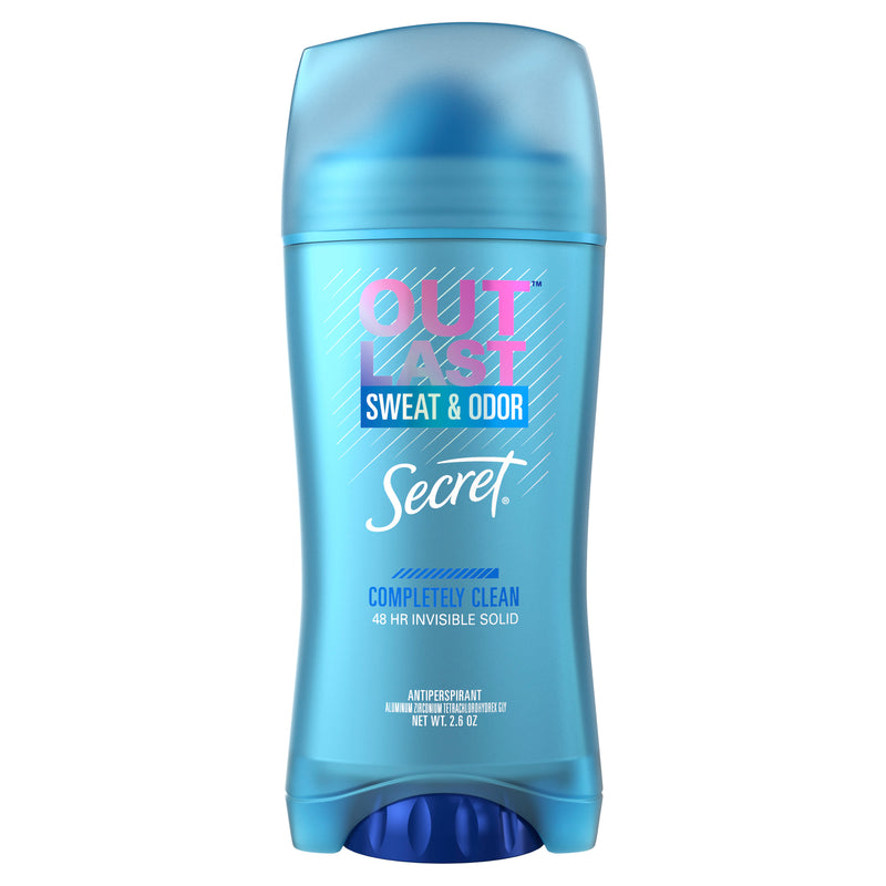 Secret Outlast Invisible Solid Antiperspirant Deodorant for Women Completely Clean 2.6 oz DUPLI