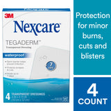 El aderezo transparente impermeable de NexCare Tegaderm, la barrera germinal, tiene hasta 7 días,