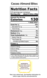 Nutsola Cacao Almond Bites 3.5oz