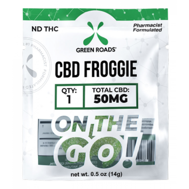 Carreteras verdes 50 mg Froggies CBD comestible