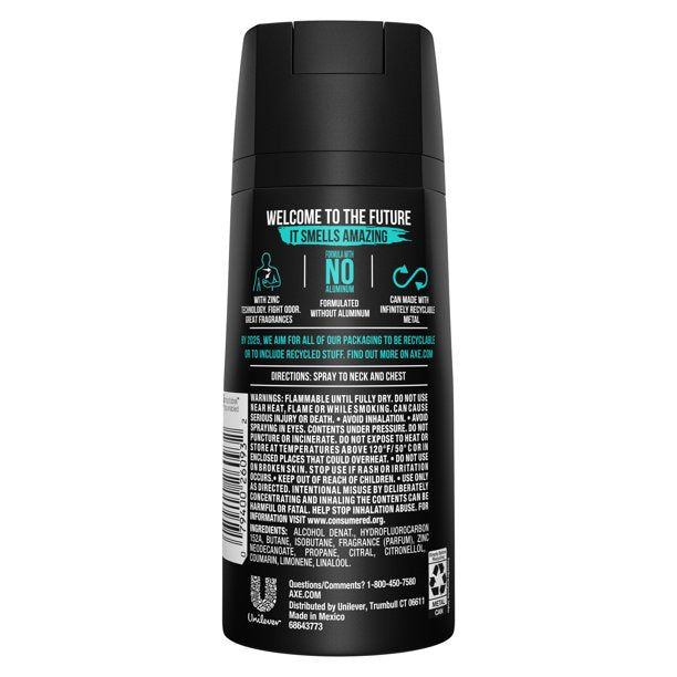 Axe Apollo Deodorant Body Spray 4Oz