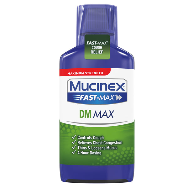 Maximum Strength Mucinex Fast-Max DM Max Liquid, 6 fl. oz