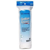 Clarisse Cotton Pads, Round, 100 Ct