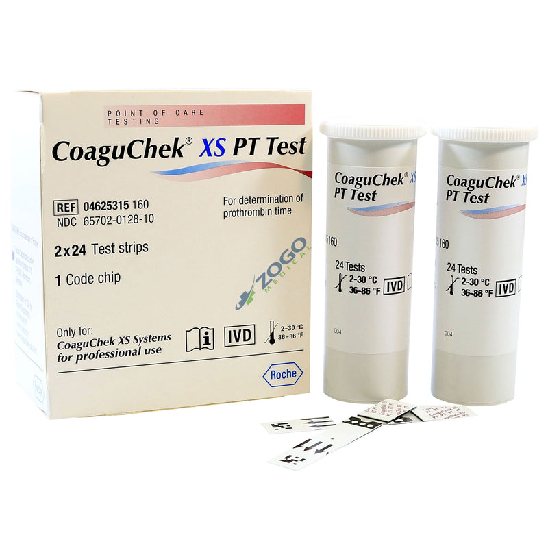 Roche Coagucheck XS PT Test Strips