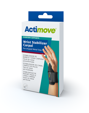 Actimove Wrist Stabilizer Carpal Pre-Shaped Metal Stay Universal