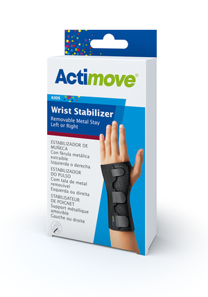 Actimove Kids Wrist Stabilizer Removable Metal Stay Left or Right