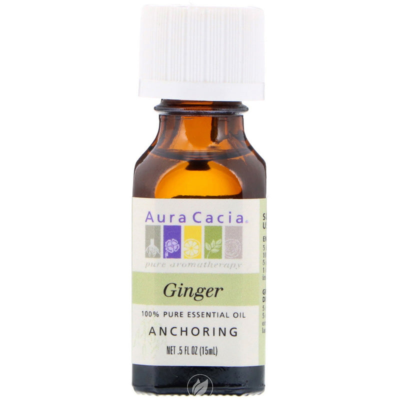 Aura Cacia Essential Oil Ginger 0.5 Ounce