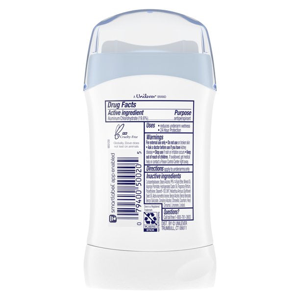 Dove Invisible Solid Powder Deodorant 1.6Oz