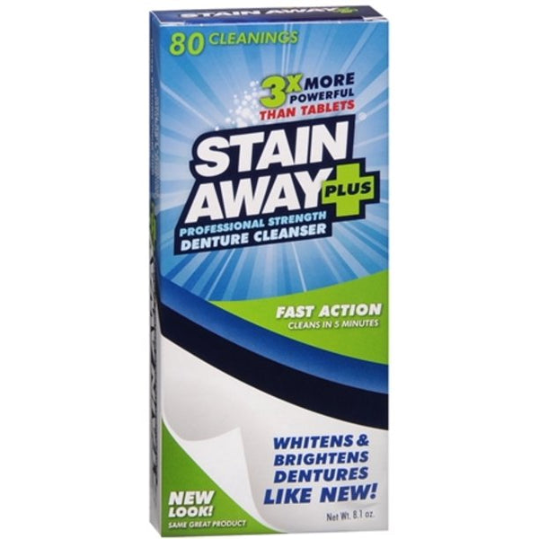 Tain Away Plus Denture Cleanser 8.10 oz