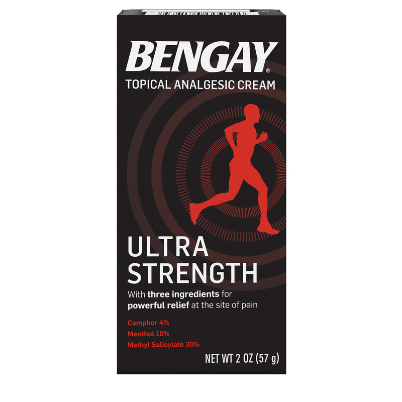 Ultra Strength Bengay Non-Greasy Topical Pain Relief Cream, 2 oz