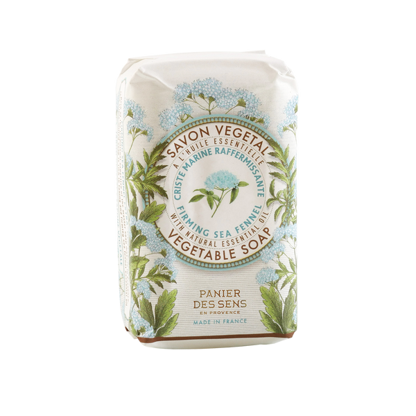 Jabón de verduras Panier des Sens, hinojo marino reafirmante, 5.3 oz