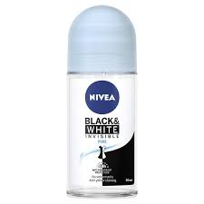 Nivea Deodorant Roll On B&W Invisible Pure