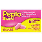 Pepto Bismol 5 Síntoma Alivio digestivo 24 Caplets