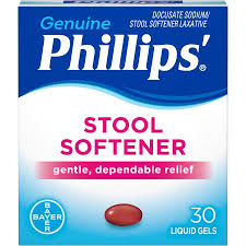 Phillips 'Stool Softener Liquid Geles 30 ea