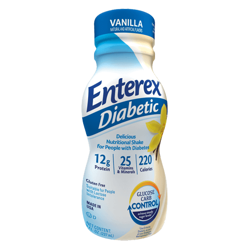 Enterex Diabetic Fiber Vanilla 8Oz 6 ct