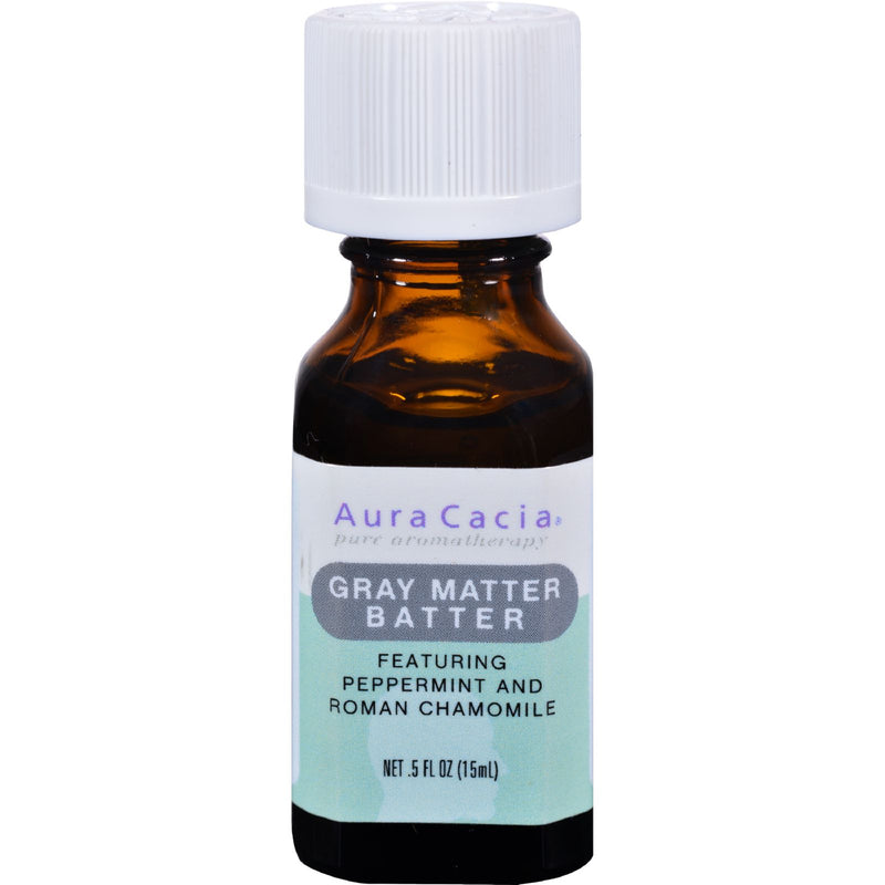 Aura Cacia Essential Oil Gray Matter Batter 0.5 Oz