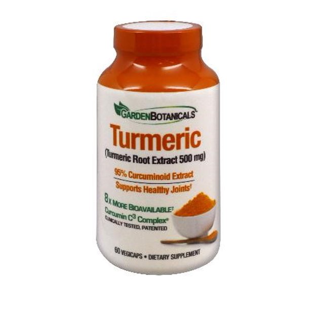 Garden Botanicals Extracto de cúrcuma 60 Cápsulas de vegetales