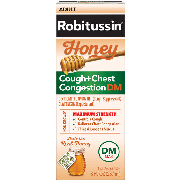 Robitussin Honey Non-Drowsy Cough Suppressant & Expectorant 4 oz