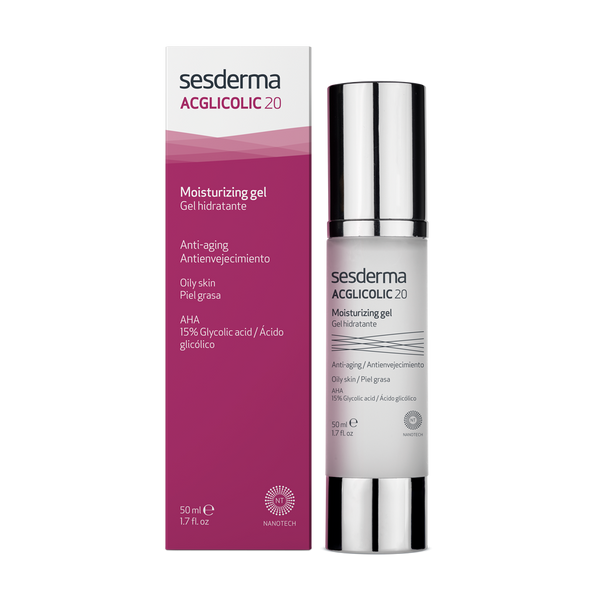Sesderma Acglicolic 20 Facial Gel Moisturizer 1.7Oz