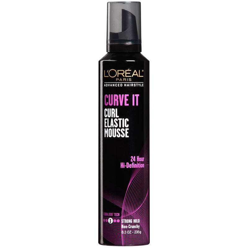 L'Oreal Paris Advanced Hairstyle CURVE IT Mousse 8.3 oz.