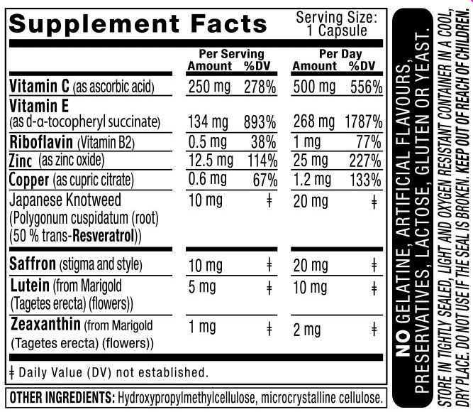 Suplemento de ojo de azafrán 2020-xp
