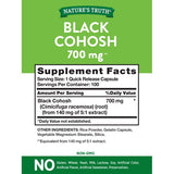 Nature's Truth Black Cohosh 700mg 100 Capsules