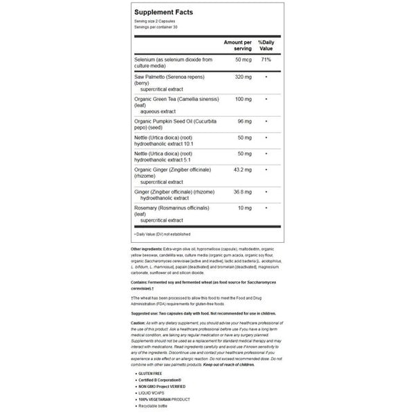 Nuevo capítulo Cápsulas de vegetales de próstata 5lx