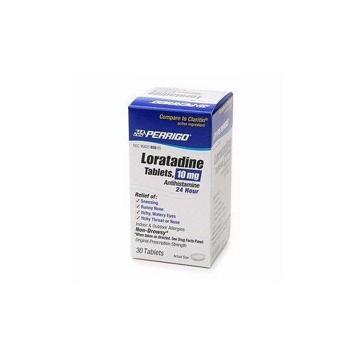 Tabletas de perrigo loratadine, 10 mg, 30 recuentos
