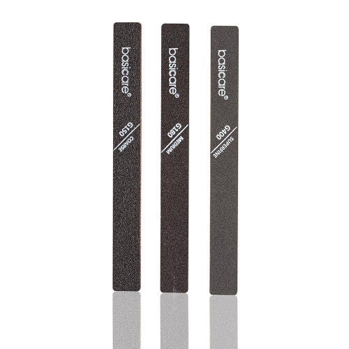 Basicare Nail File Silicon Carbide 3 Pcs 1893