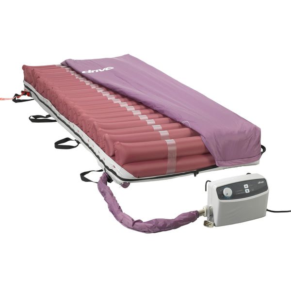 Drive Medical Med Air Low Air Loss Mattress Replacement System with Alternating Pressure