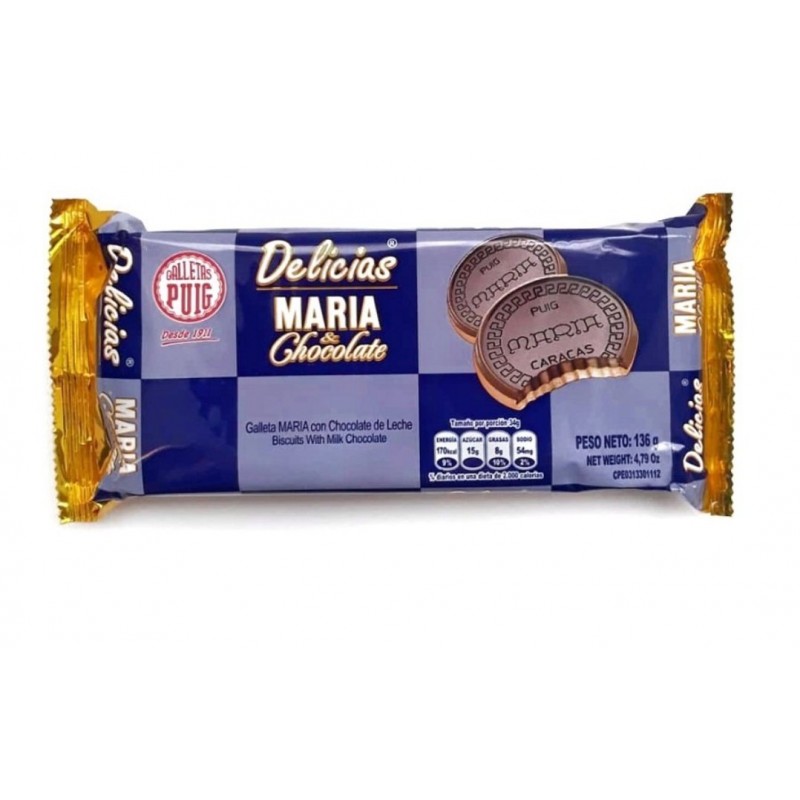 Puig Delicias Maria y Chocolate 136 G